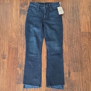 Mother The Insider Crop Step Fray Wash: Night Tripper. Size 25 NWT